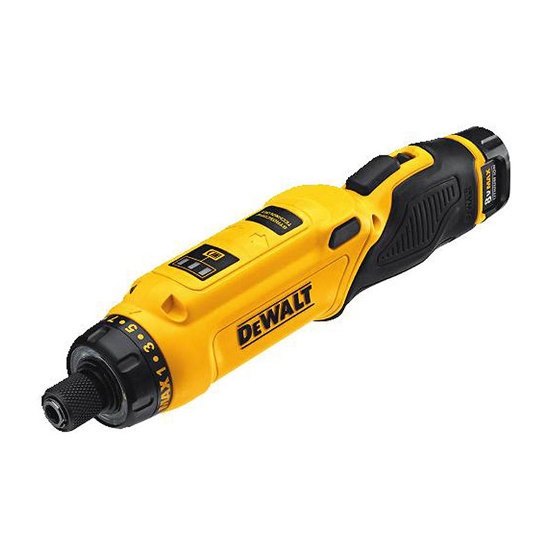 dewalt得伟7.2v电动螺丝刀锂电重力感应电起子调速电动螺丝批