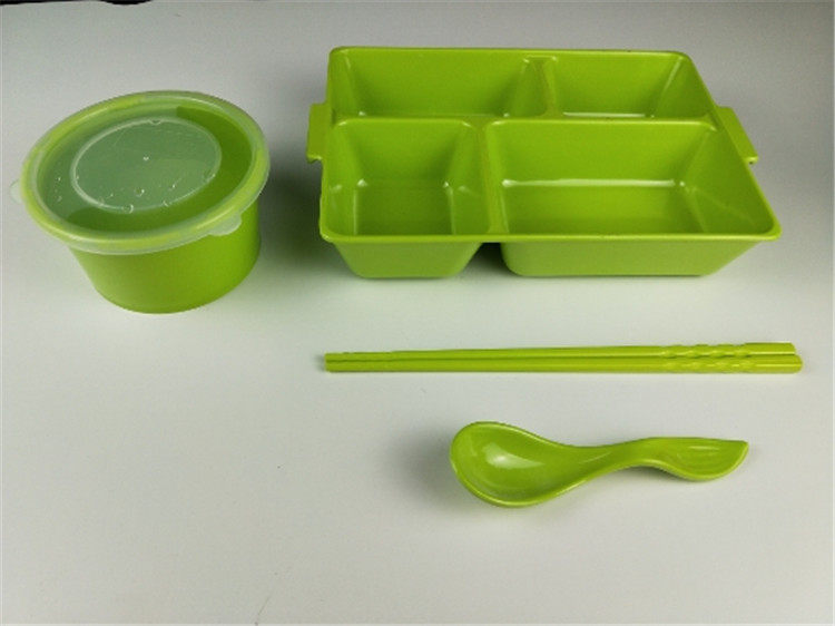 汤碗高光pp5带盖食品级别塑料饭盒配套密封饭盒