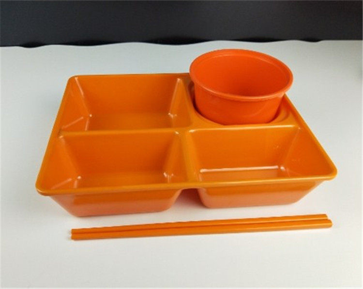 汤碗高光pp5带盖食品级别塑料饭盒配套密封饭盒