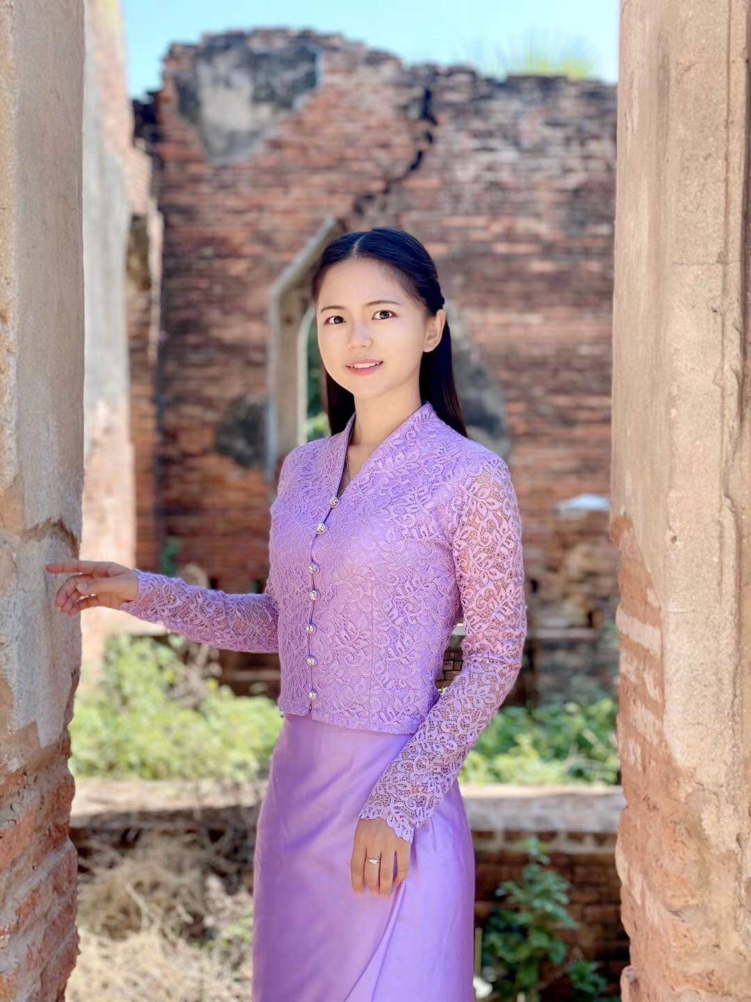 傣韵新品缅甸傣族服装成品套装蕾丝云南少数民族服装