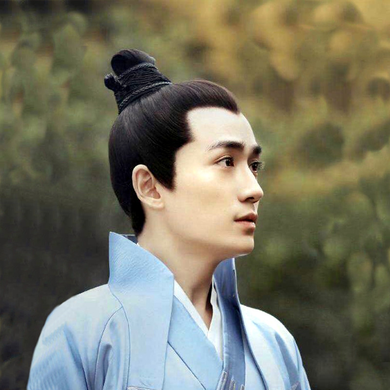 漂亮时代影视剧表演实拍假发头套真发抄道道士日常整顶假发