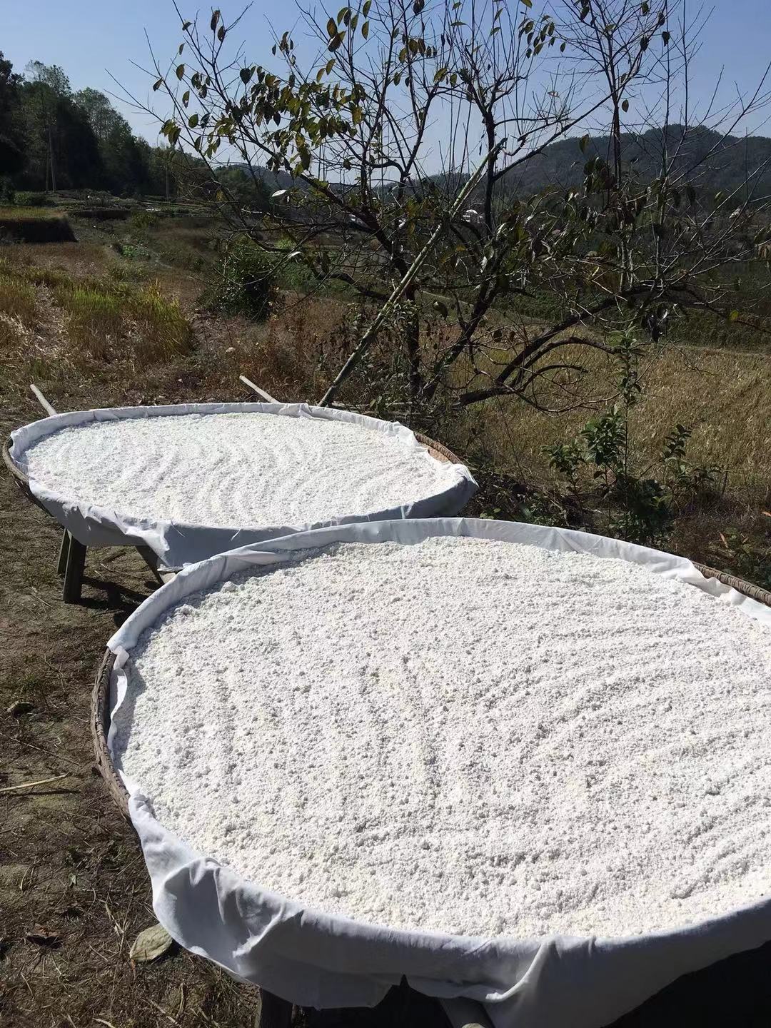 苕粉新鲜纯红薯粉手工湖北武穴特产圆子粉条其它干货