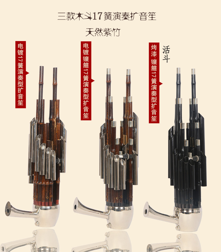 专业扩音乌木笙角乐器演奏芦笙笙