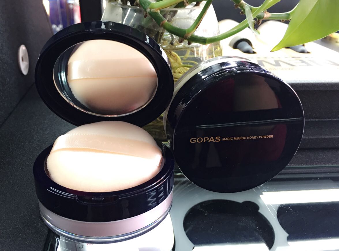 定妆gopas高柏诗魔镜蜜粉散粉粉控持久防水遮瑕女蜜粉
