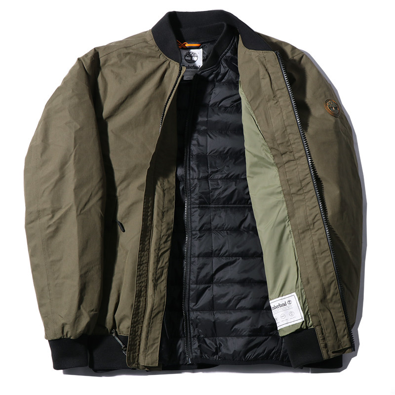 timberland添柏岚男装新款休闲棉三合一飞行夹克外套a2cm7户外休闲衣