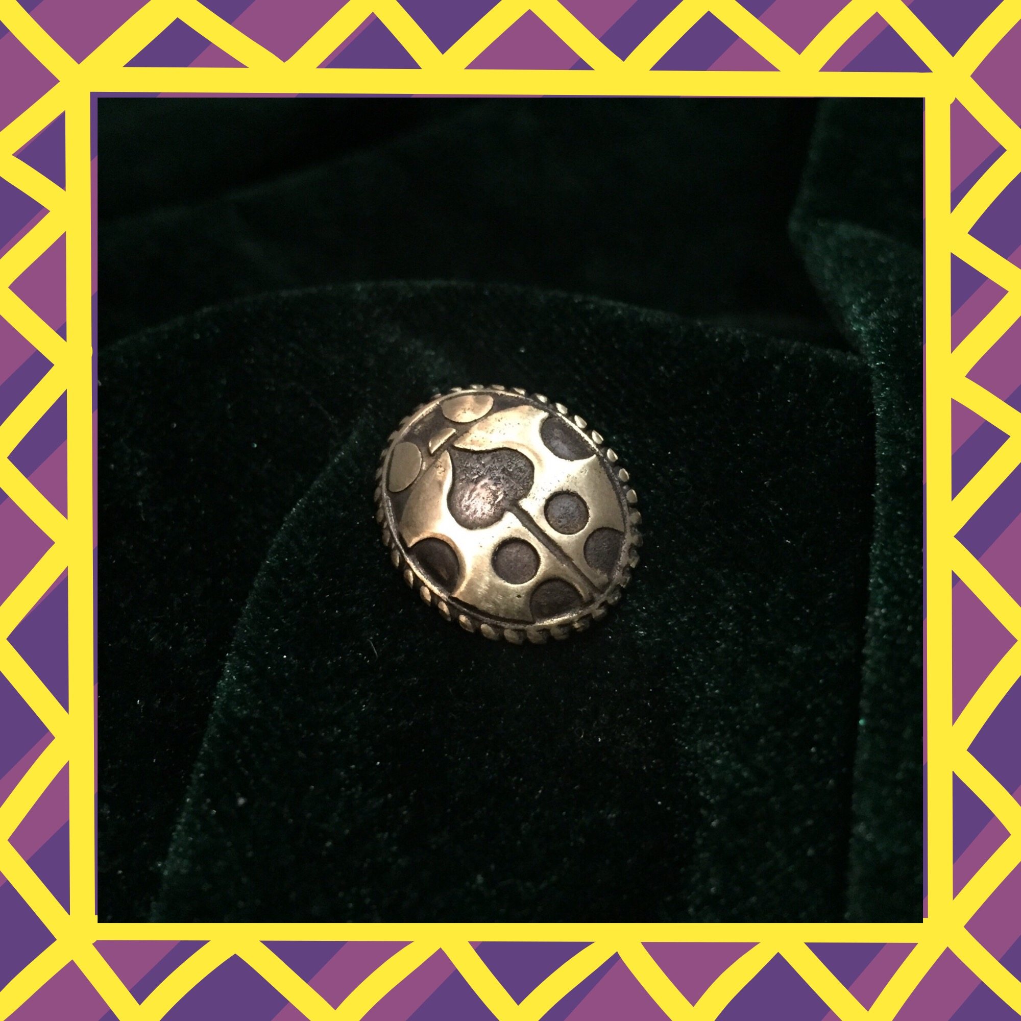 tuxd乔巴领针胸针瓢虫黄金茸茸jojo鲁诺乔鲁诺胸针