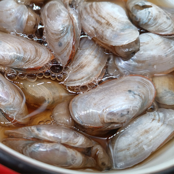 温州乐清特产咸圆蛏腌蛏醉开盖即食500克花雕蛏子