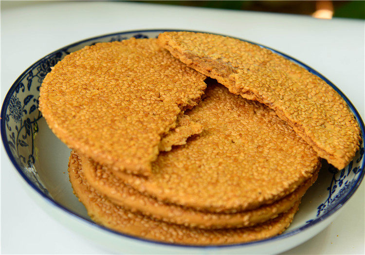 大竹特产 芝麻饼 儿时味道 薄脆老字号认准康乐食品厂 3份包邮