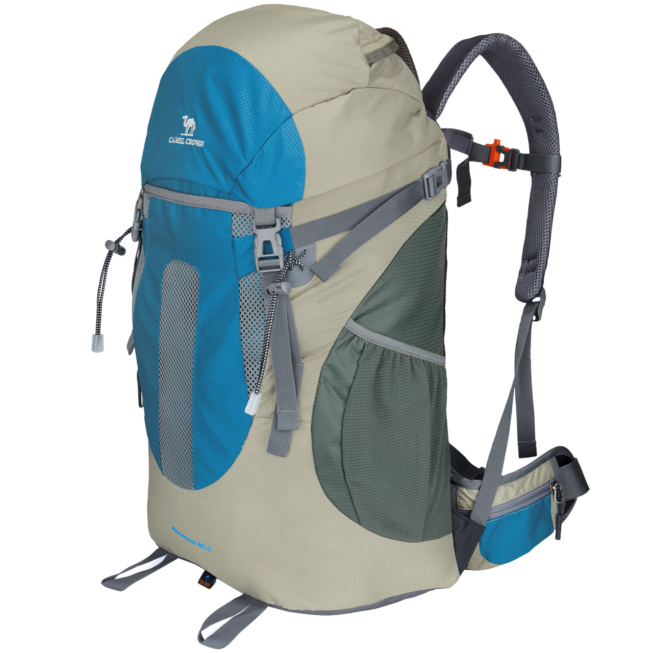 骆驼户外登山包40升大容量防水徒步超轻背包男女轻便双肩包旅行包