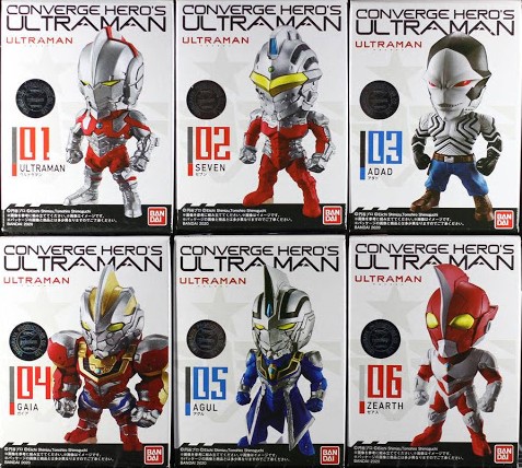 现货 万代q版盒蛋 机动奥特曼 converge hero"s ultraman 0102