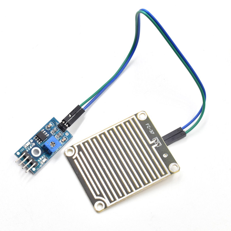 雨滴传感器模块雨水控制器叶面湿度高灵敏灵敏适用于传感器