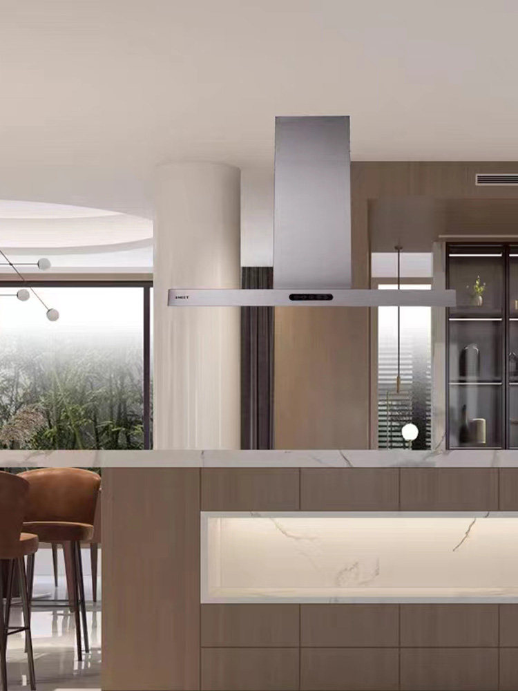 emeet意米特中岛抽油烟机商场吧台吊挂悬挂式开放式厨房油烟机