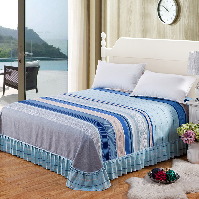 一米八乘两床单双人双人床床罩床裙单件1.5m1.8m席梦思床裙