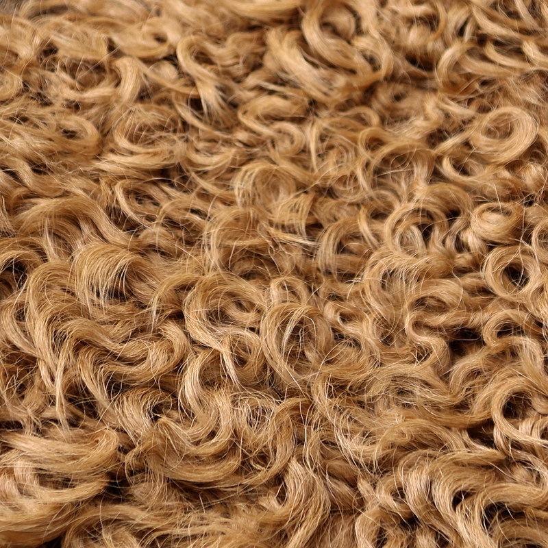 假发厘米14头围一顶可做最大一块卷毛带皮片式其他配件