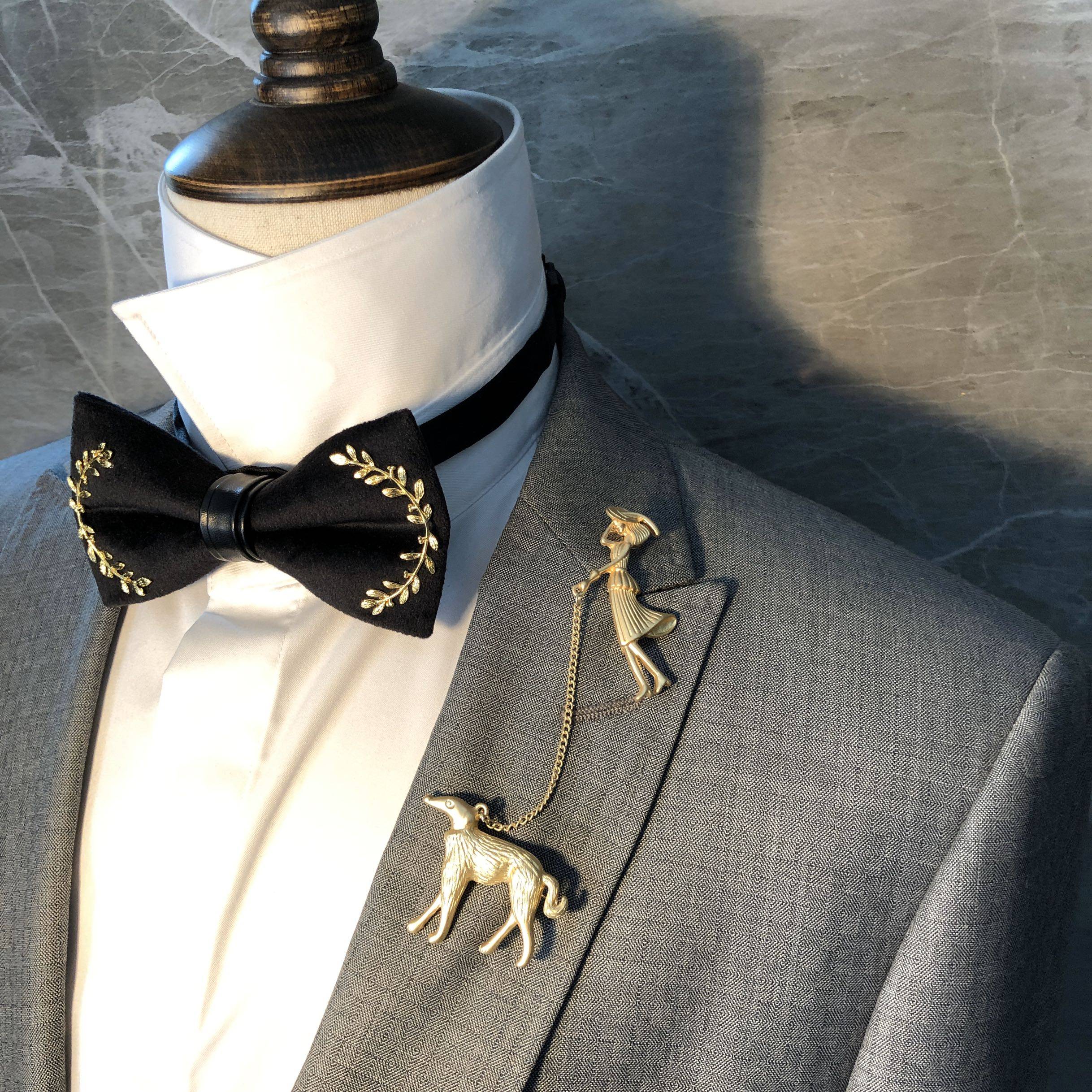 merlinstudio桂冠系列设计领结时尚经典欧美礼物bowtie复古领结