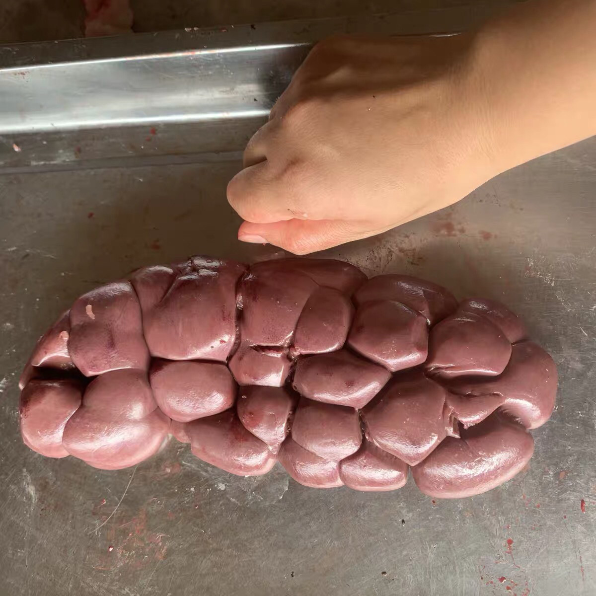 腰子新鲜牛红腰去黄牛牛杂牛宝烧烤火锅500g牛杂类