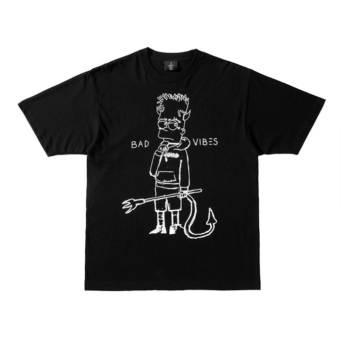 Revenge XXXTENTACION  Black 恶魔辛普森 鬼手 手掌 短袖 T恤