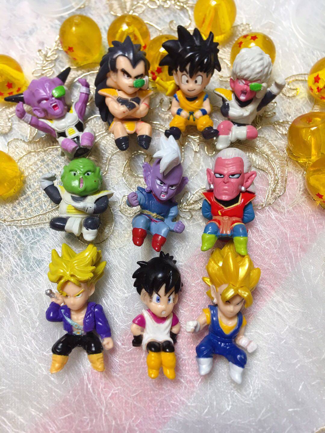 动漫周边经典之作七龙珠手办玩具全套10款公仔模型玩偶潮玩盲盒