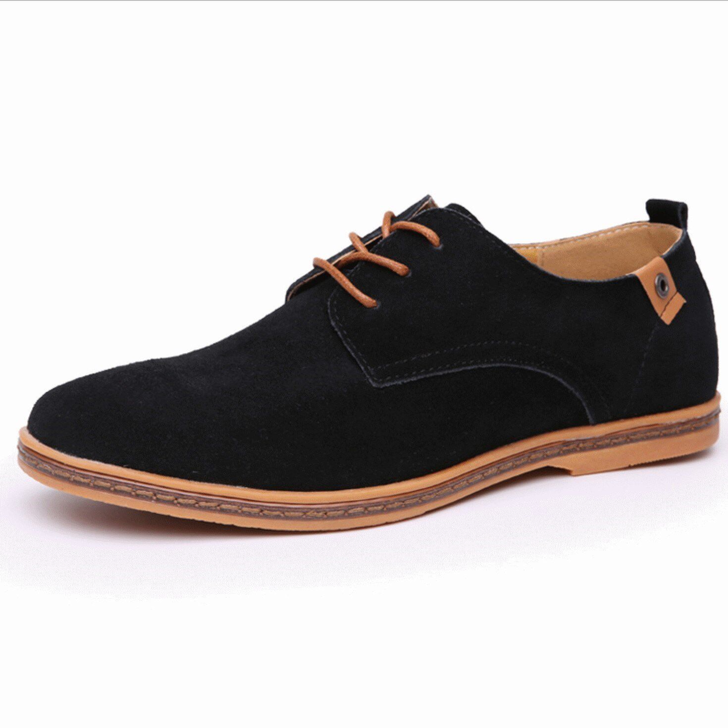 casualoxfordsuedeshoesmensize男士反绒休闲牛筋单鞋