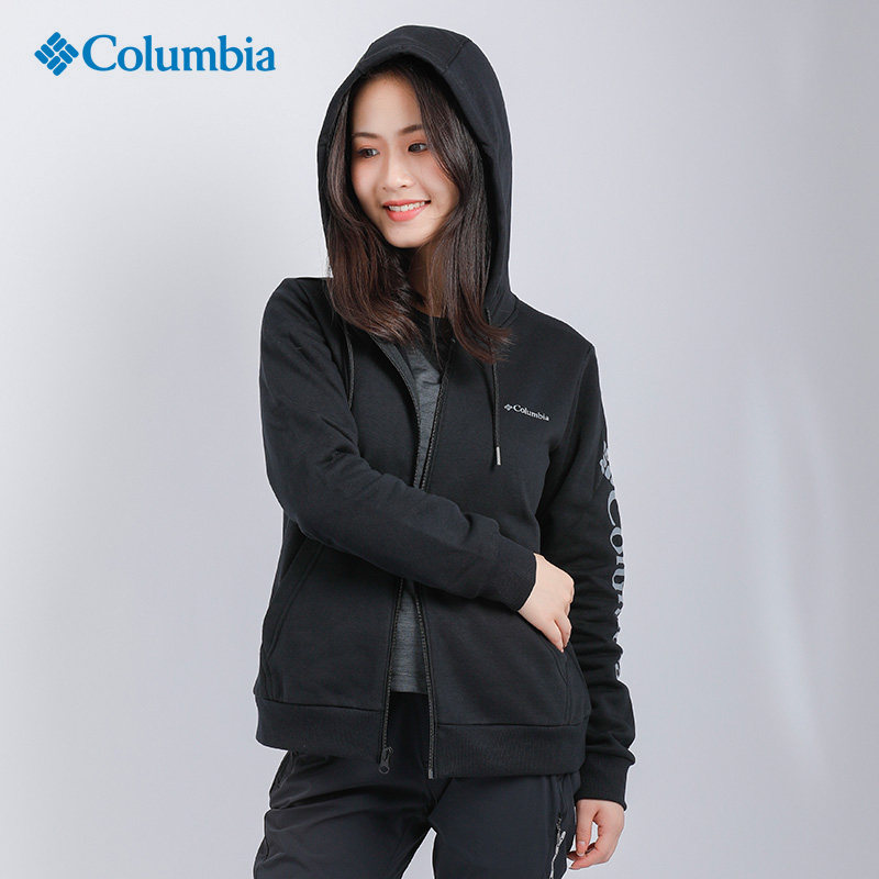 哥伦比亚columbia户外女装透气舒适连帽休闲卫衣ar1560户外休闲衣