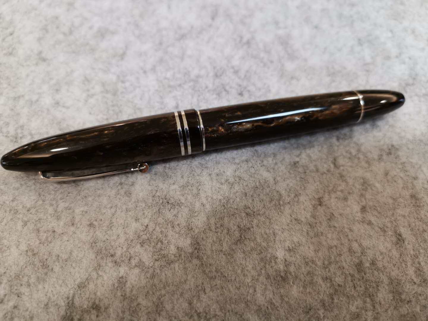 意大利leonardo莱昂纳钢笔furore福罗bronzo棕色成人钢笔