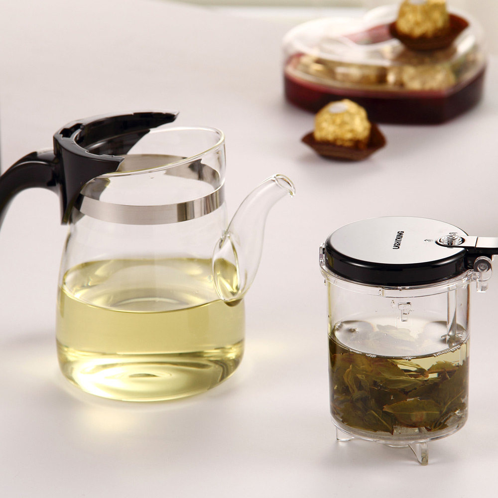 金灶明尊茶具飘逸420mlb01冲茶泡茶玻璃杯茶杯飘逸杯