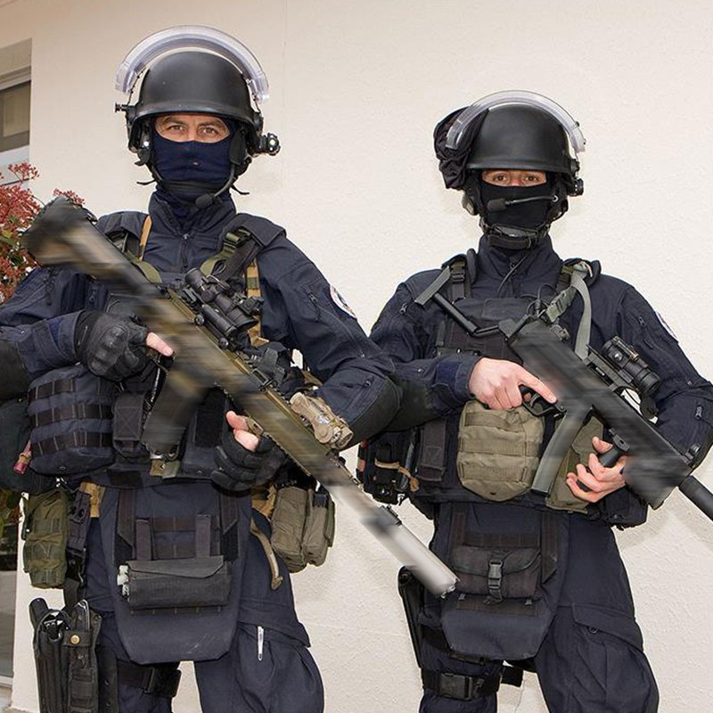 法国特勤gign特种部队识别风衣战术蛙服作战套装作训外套