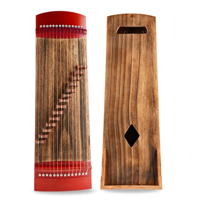 14弦初学演奏练习男女成人儿童小古筝70cm小秦筝便携式迷你短筝