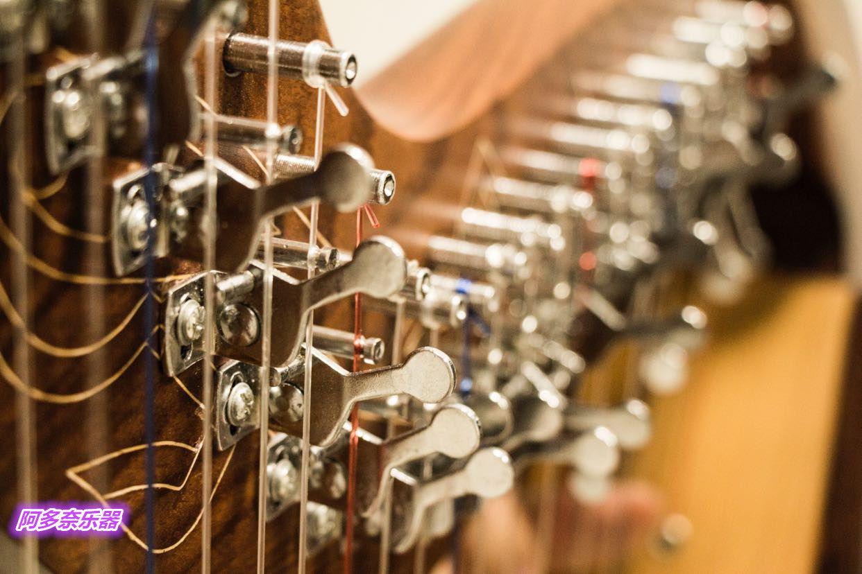 竖琴英国进口harp半音紫檀普及爱尔兰凯尔特竖琴