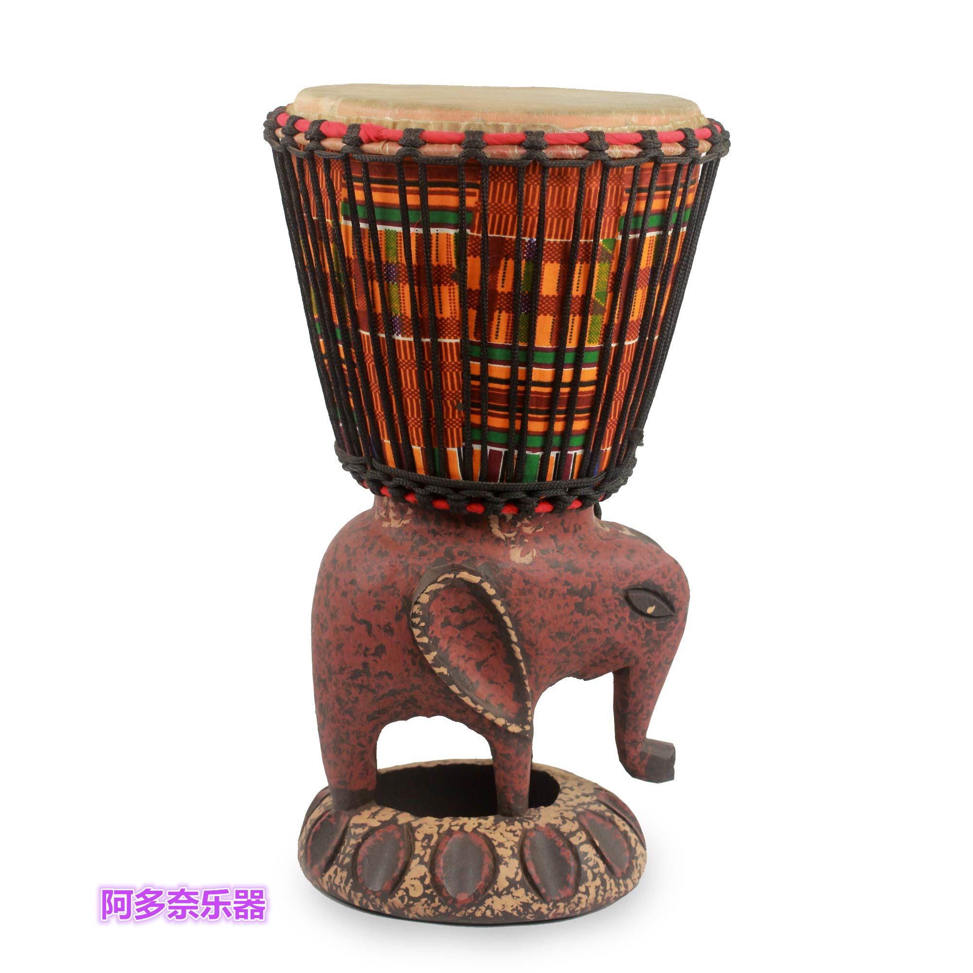 非洲西非加纳制造djembe金杯手工金贝大象手鼓非洲鼓