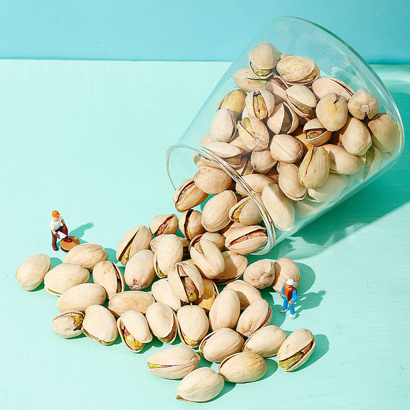 森宝原色美国开心果罐装888g漂白颗粒原味坚果开心果