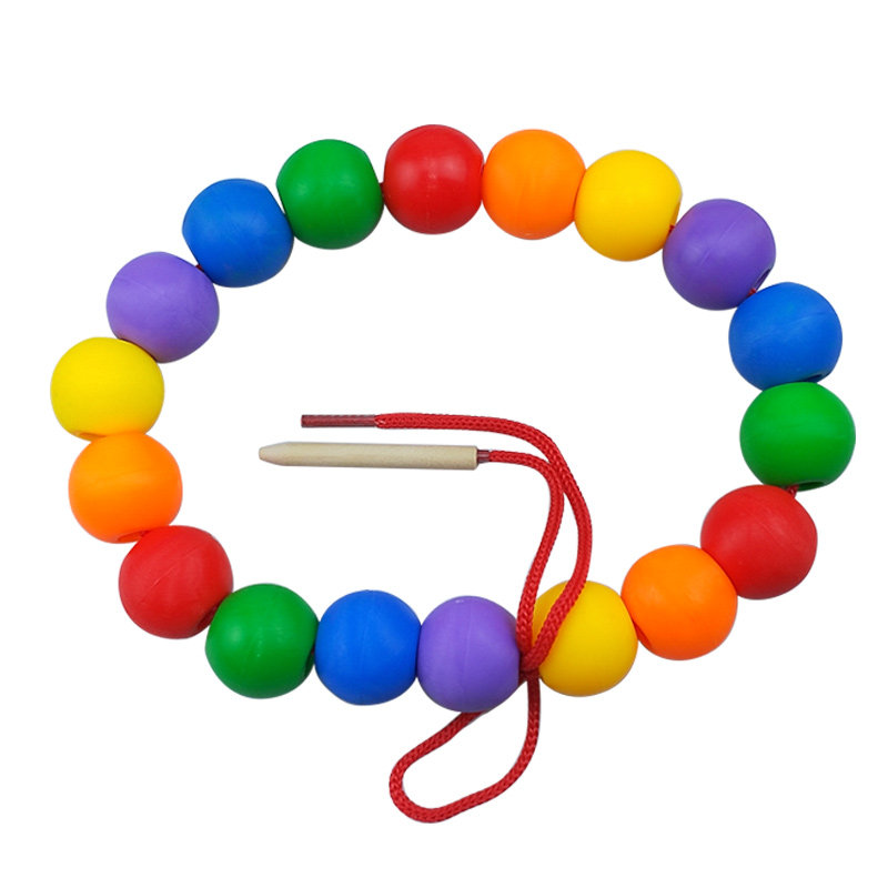 > 仟威玩具专营店 > 婴幼儿童串珠子穿线绳益智力动脑逻辑积木玩具diy