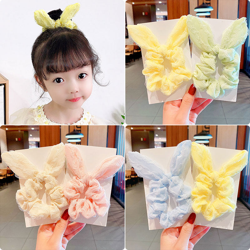 头花女公主女童发绳发头绳小女孩饰品可爱夏儿童韩国发饰