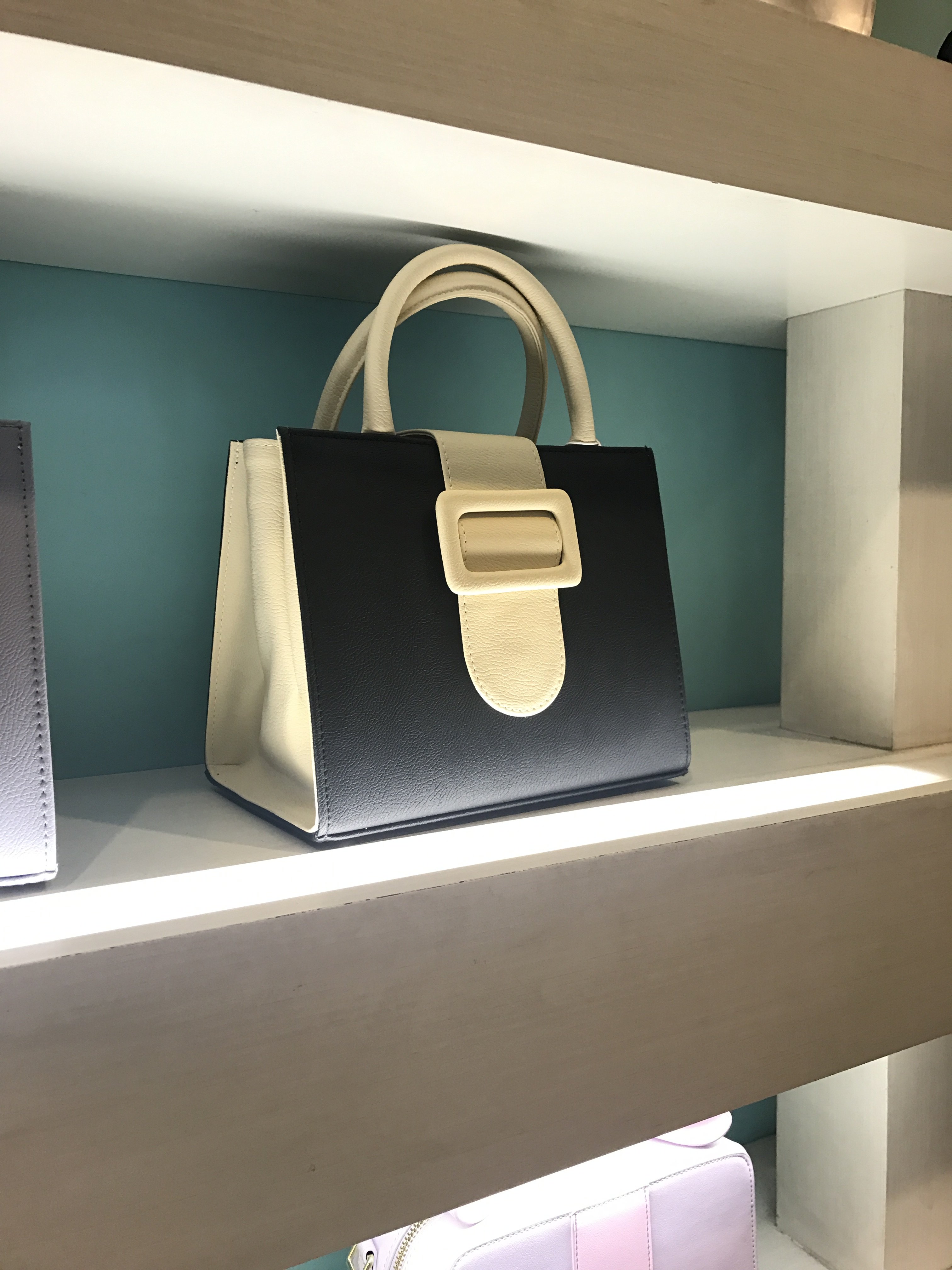 bitwise泰国剑桥包 手提系列 时尚优雅撞色单肩斜挎女包手提包