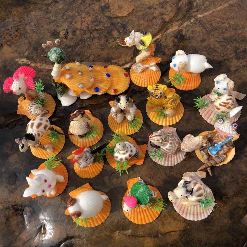 十二生肖天然贝壳海螺工艺品家居家居装饰装饰品旅游纪念品海螺