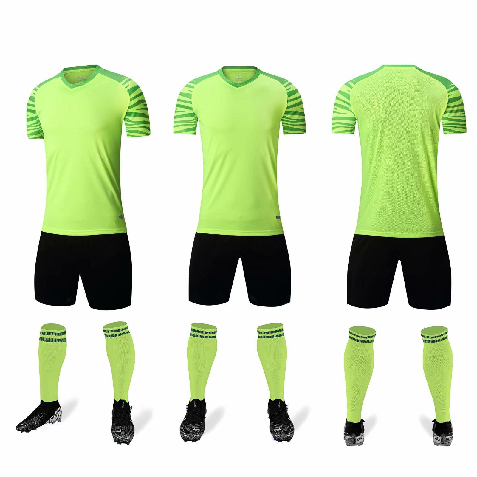 光板足球套装男女训练球衣定制透气组队队服足球服
