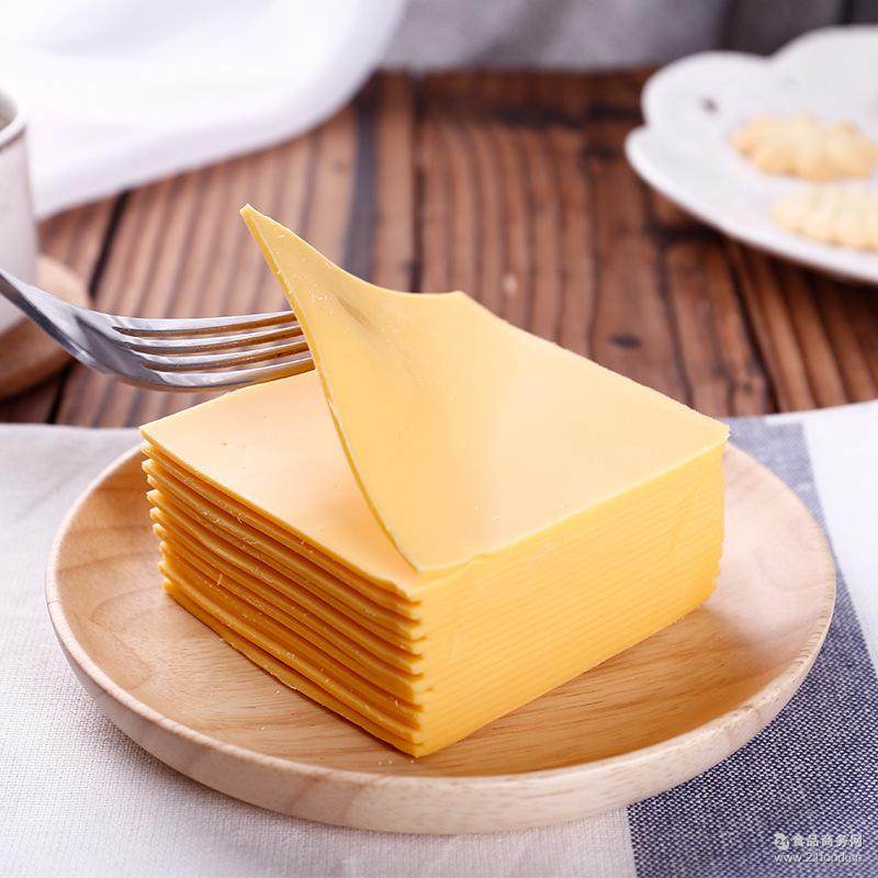 黄色安佳芝士片84片1040g汉堡三明治蛋糕专用即食芝士新