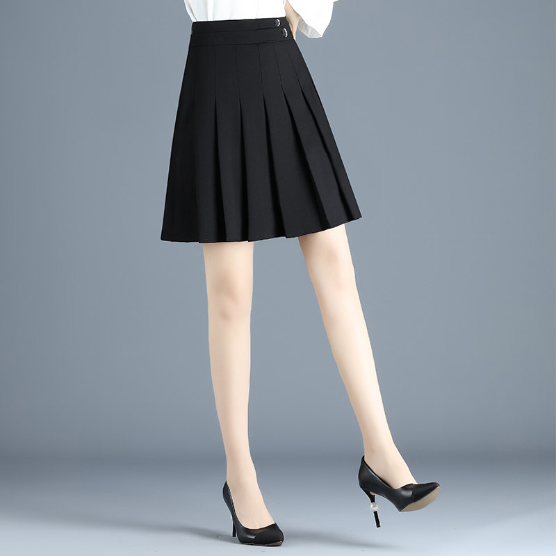 春秋半裙百褶裙短款半截裙子气质字裙小个子半身半身裙