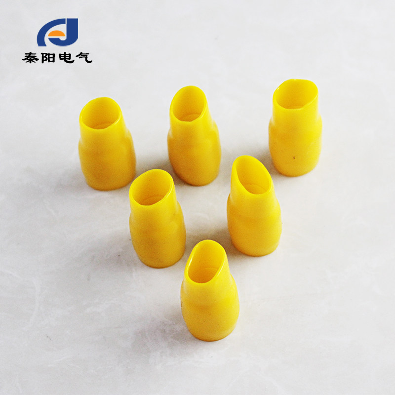 v-14 r-16平方冷压端子绝缘软套管接线端子软护套色套1000只
