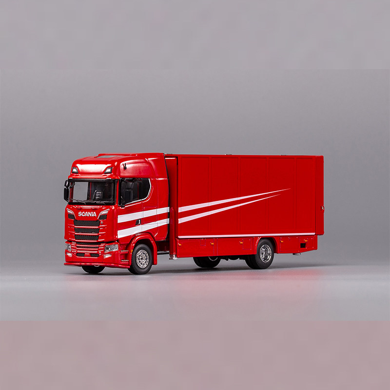gcd斯堪尼亚scanias730双层运输车车厢开启合金玩具玩具车火车