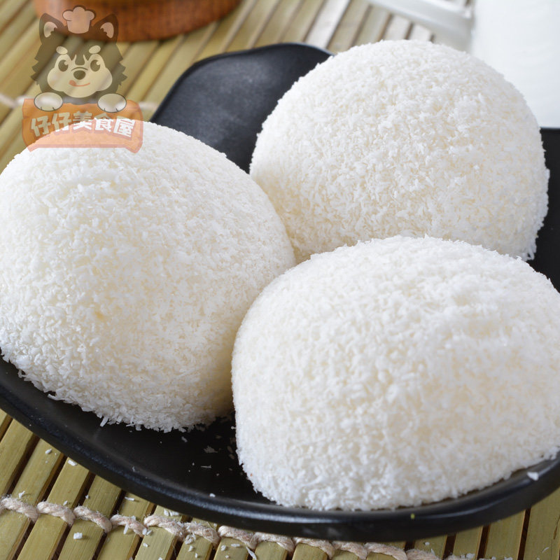 洋风椰蓉白大福 麻薯 糯米糍 日式大福糯米团20个装(一个25克)