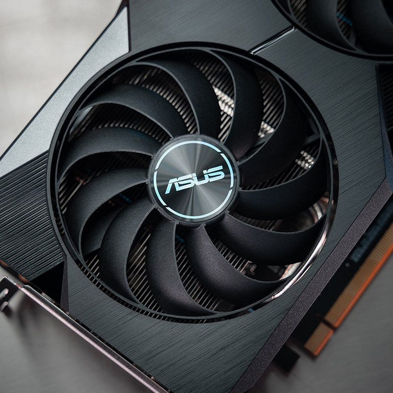 asus华硕amdradeonrx6600游戏显卡8gb支持2k显卡