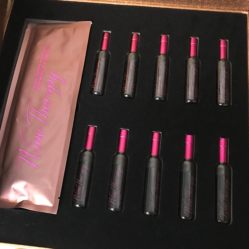 韩国皮肤管理产品红酒焕肤套盒补水面膜软膜美容院