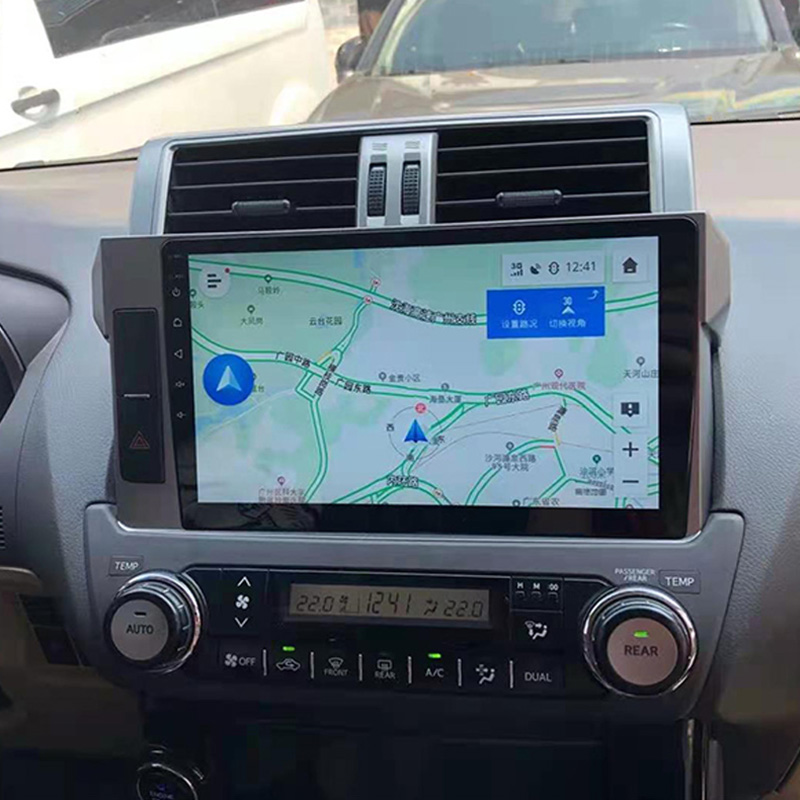 适用丰田霸道普拉多导航大屏改装安卓中控显示屏倒车