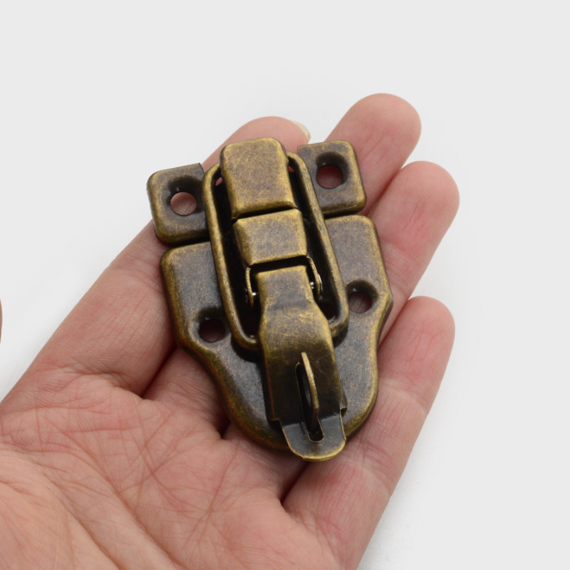 锁扣工具箱皮箱搭扣木箱金卡鸭嘴扣可暗箱扣