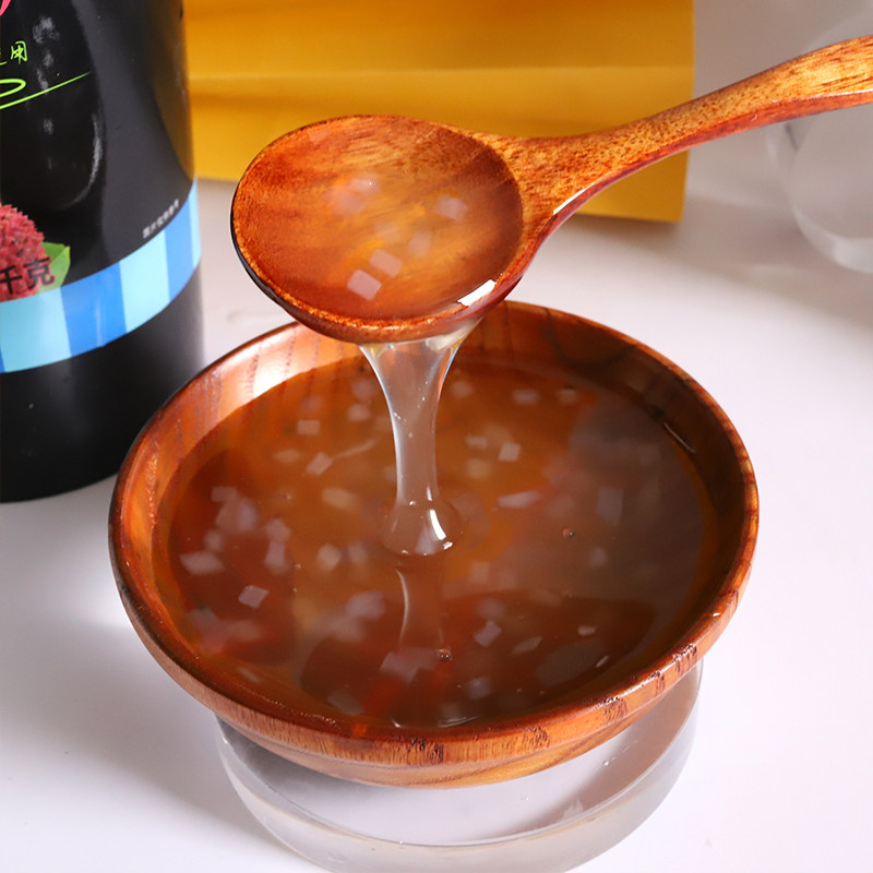 新仙尼仙露荔枝果酱果泥果肉烘焙甜品奶茶茶店果酱