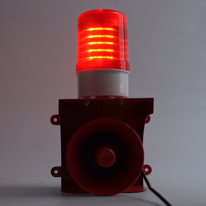 声光警告播报语音危险仓库工厂路口喇叭报警器蜂鸣器