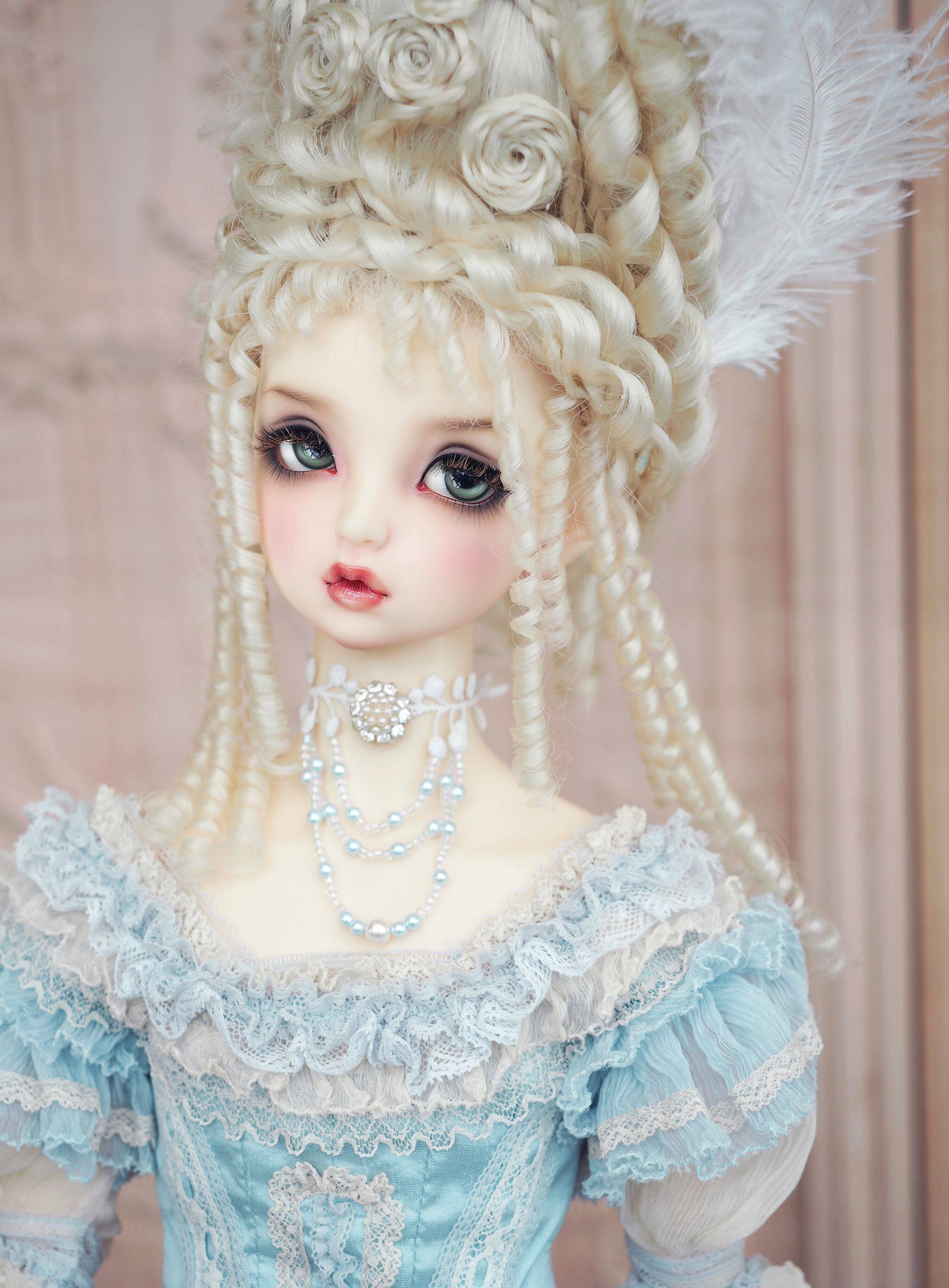 猫鸥mewohbjddd宫廷贵妇罗马盘发手工定制bjd娃娃