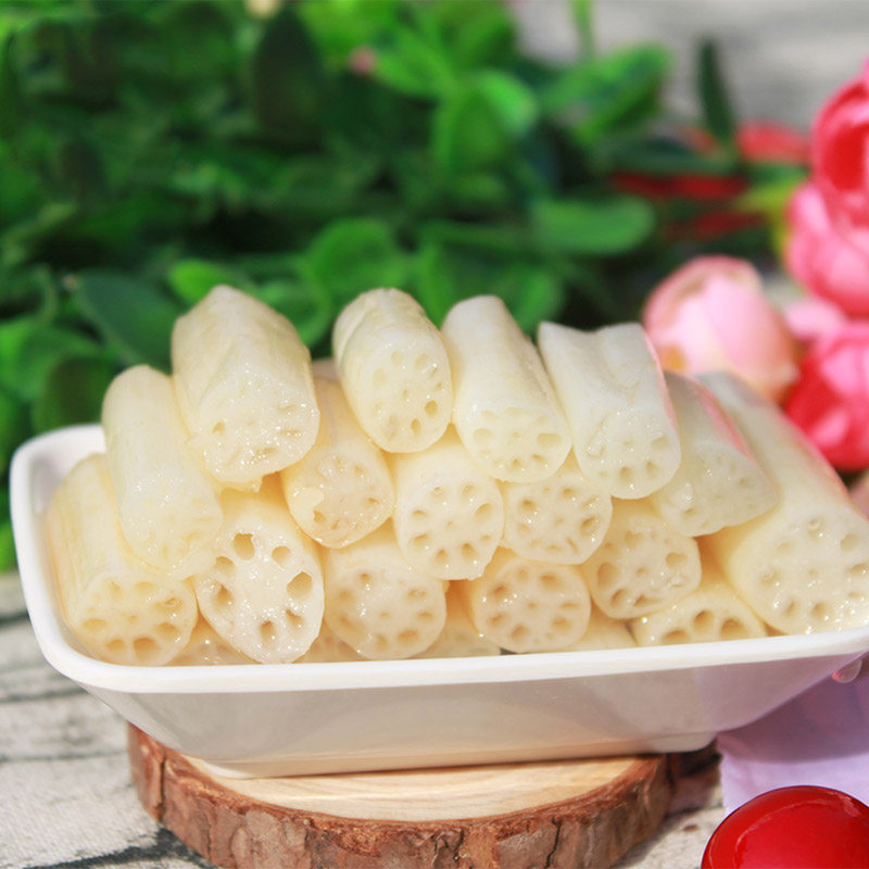 藕带洪湖酸辣泡椒嫩藕苗藕芽藕凉菜下酒酒菜腌制