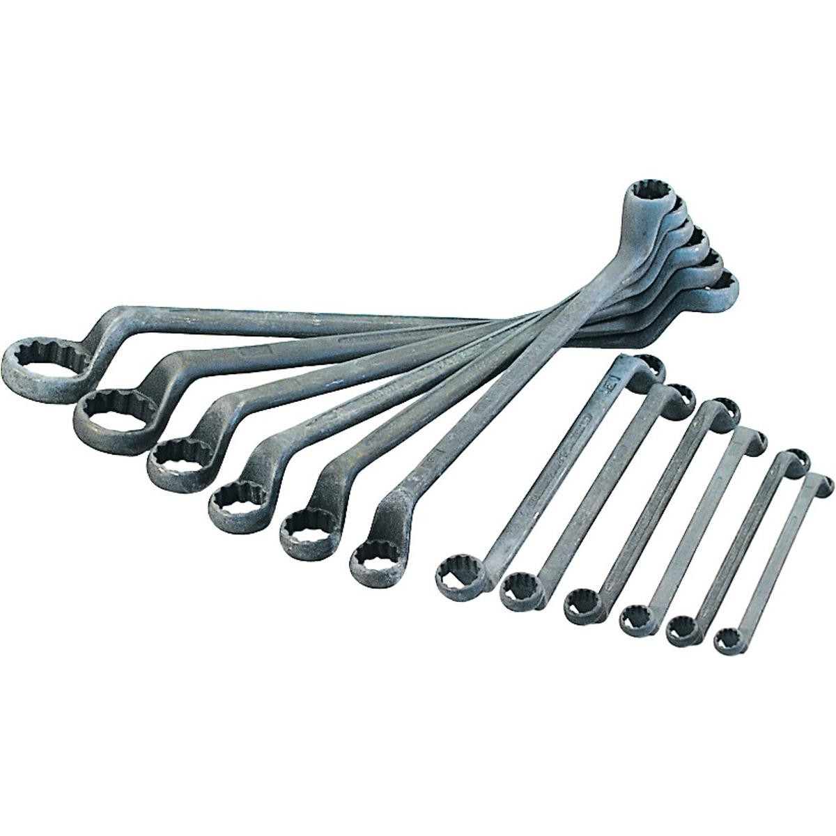 德国霍夫曼holex星型梅花扳手套装弯头磷化处理梅花扳手